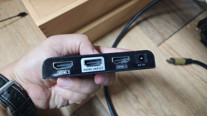 hdmi 분배기 듀얼모니터 설정 - 모니터, 빔 프로젝트 연결